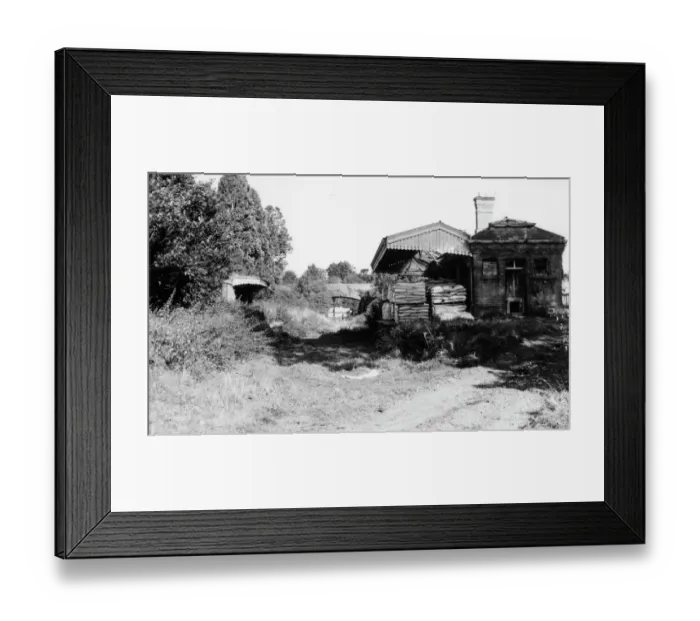 Framed Print : Fawley Station, Herefordshire, 1979 Framed Print : Fawley Station, Herefordshire, 1979