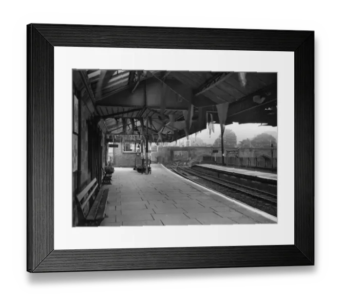 Framed Print : Llangollen Station, Wales, 1950 Framed Print : Llangollen Station, Wales, 1950