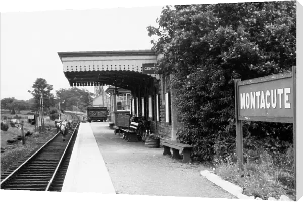 Montacute Station, Somerset, 1962