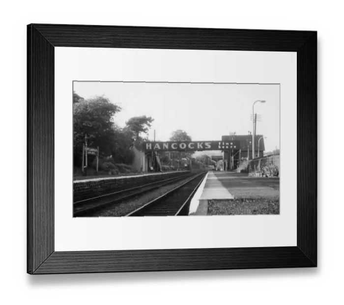 Framed Print : Pontllanfraith Low Level Station, 1958