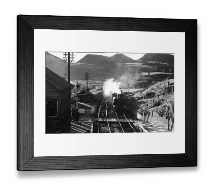 Framed Print : Quakers Yard High Level Station, Merthyr Tydfil Framed Print : Quakers Yard High Level Station, Merthyr Tydfil