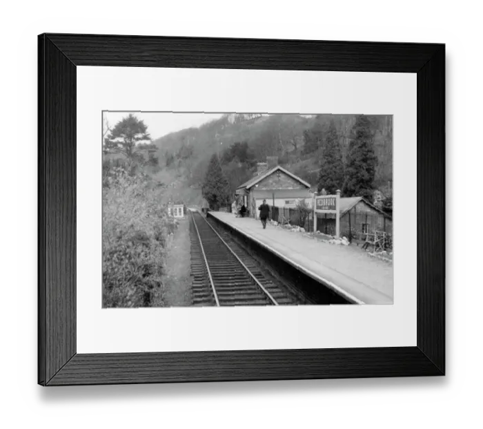Framed Print : Redbrook on Wye Station, Gloucestershire