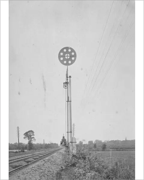 Broad Gauge Disc Bar Signal, c1870s