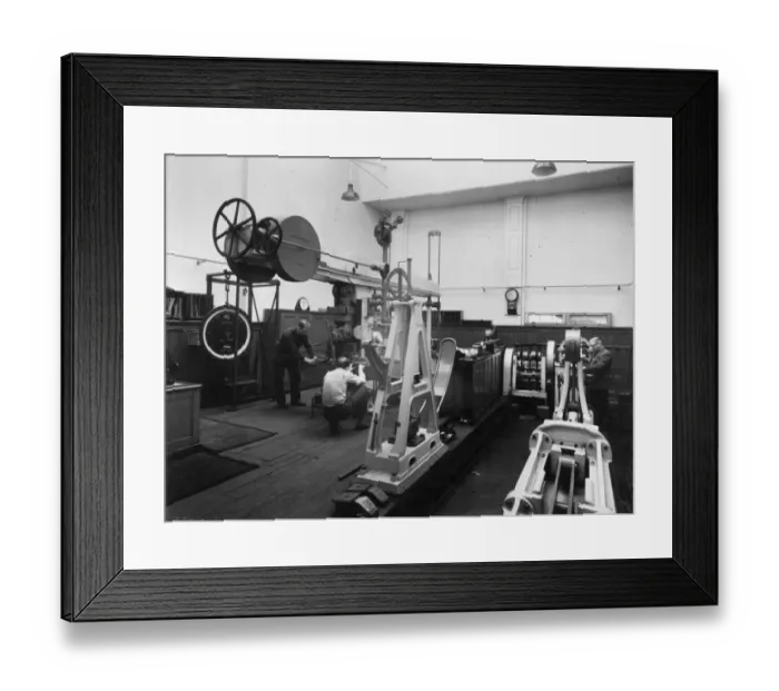 Framed Print : Materials and Chain Test House, 1954 Framed Print : Materials and Chain Test House, 1954
