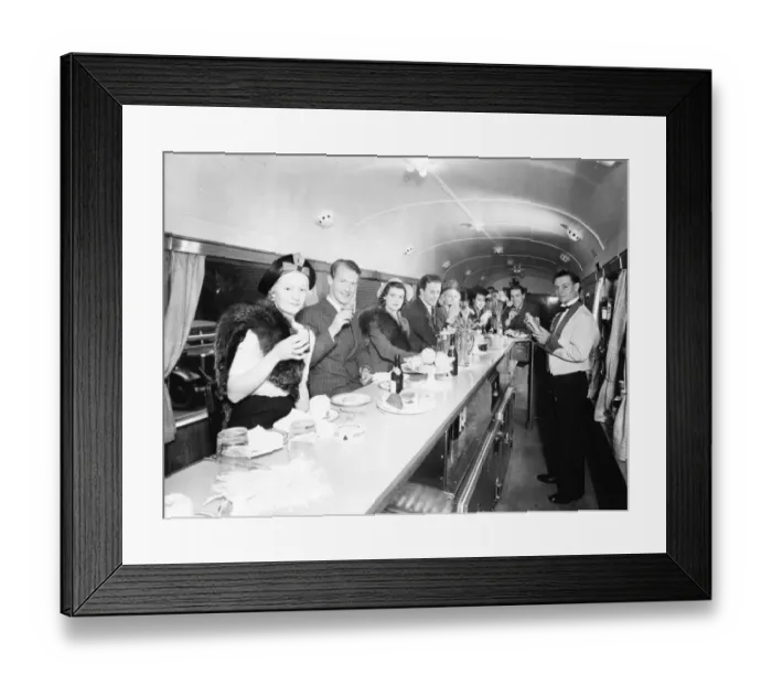 Framed Print : GWR Buffet Car, c1930s Framed Print : GWR Buffet Car, c1930s