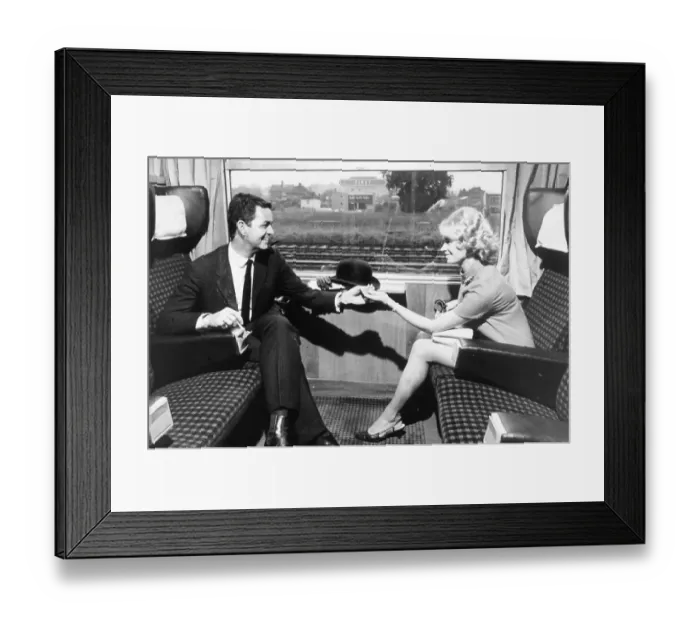 Framed Print : BR First Class Carriage, c1960s Framed Print : BR First Class Carriage, c1960s