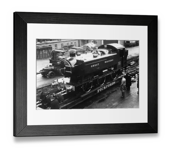 Framed Print : Pannier Tank Locomotive, no 9400 Framed Print : Pannier Tank Locomotive, no 9400