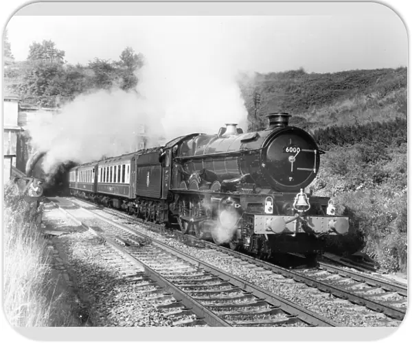 King George V hauling an express train