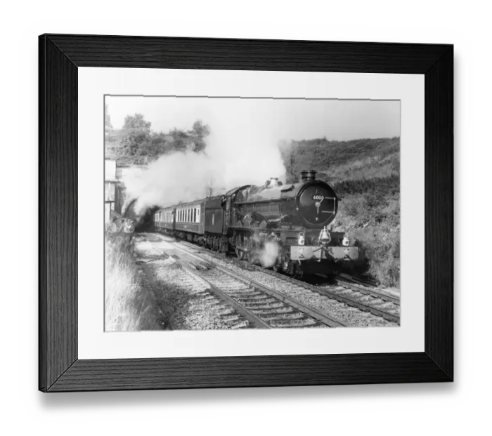 Framed Print : King George V hauling an express train Framed Print : King George V hauling an express train