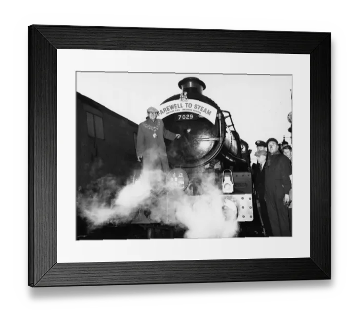 Framed Print : Farewell to steam on the Western Region, 1965 Framed Print : Farewell to steam on the Western Region, 1965