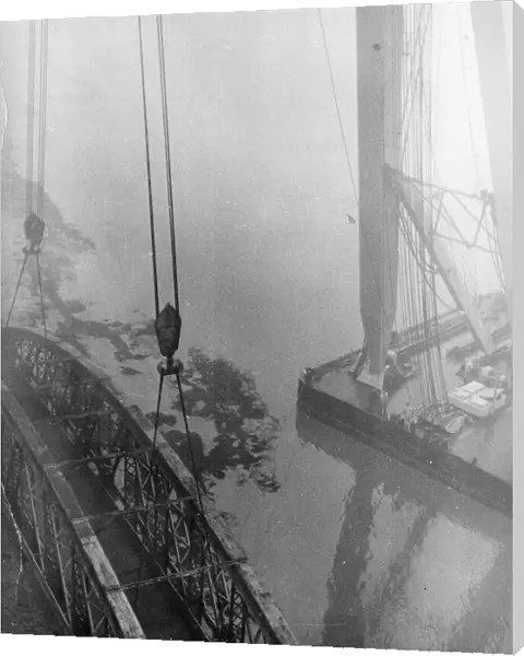 Dismantling of the Severn Railway Bridge, 1967