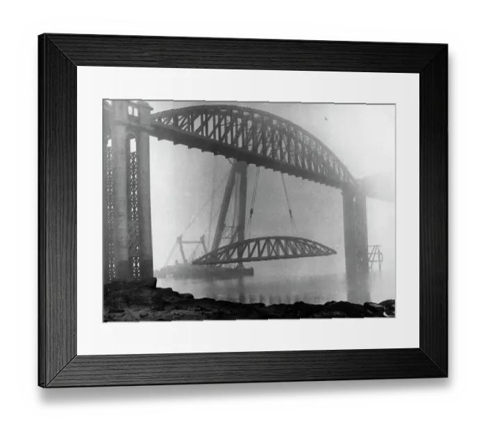 Framed Print : Dismantling of the Severn Railway Bridge, 1967 Framed Print : Dismantling of the Severn Railway Bridge, 1967