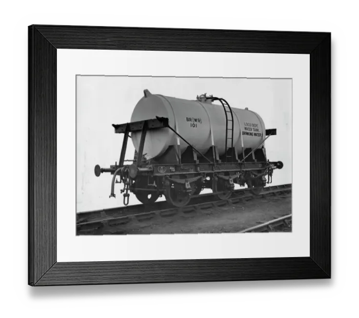 Framed Print : 14 ton 3000 Gallon Drinking Water Tank, No. 101 Framed Print : 14 ton 3000 Gallon Drinking Water Tank, No. 101