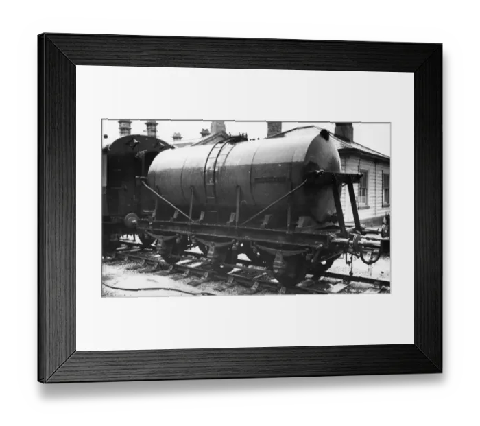Framed Print : 3000 Gallon Milk Tank, No. 2507
