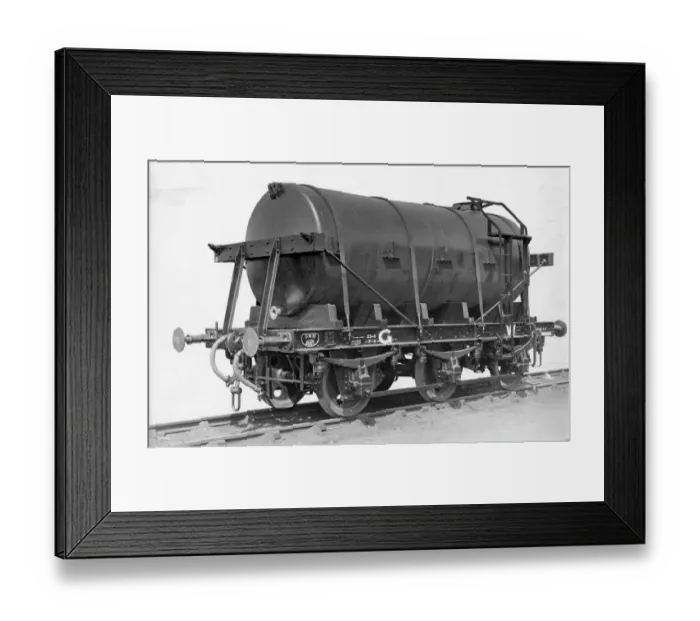 Framed Print : 3000 Gallon Milk Tank, No. 3007