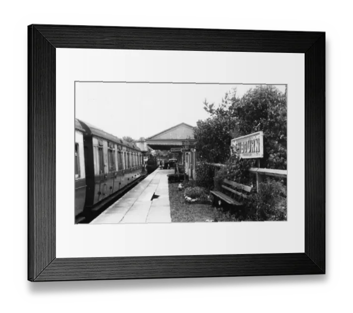 Framed Print : Lambourn Station, September 1952 Framed Print : Lambourn Station, September 1952