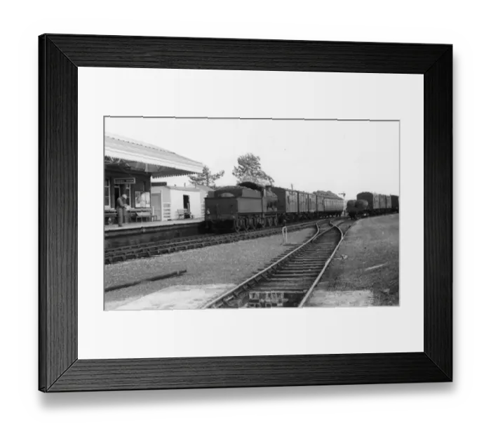 Framed Print : Lambourn Station, September 1952 Framed Print : Lambourn Station, September 1952