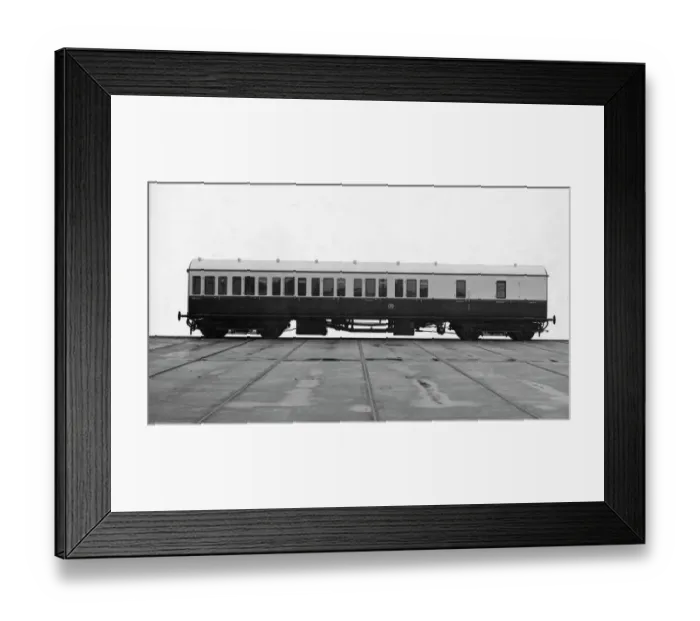 Framed Print : Non-corridor Brake Composite Carriage, No. 6830 Framed Print : Non-corridor Brake Composite Carriage, No. 6830