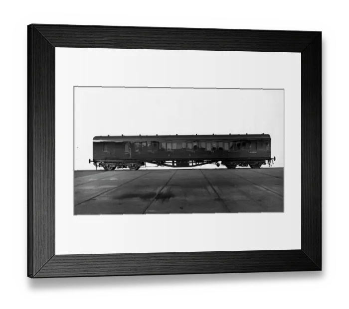 Framed Print : Non Corridor Brake Composite carriage No. 7389 Framed Print : Non Corridor Brake Composite carriage No. 7389