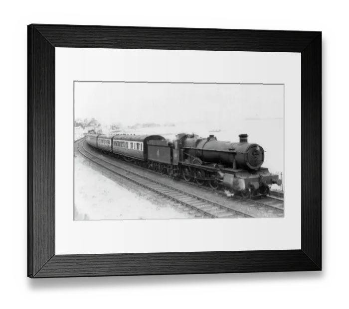 Framed Print : Grange Class Locomotive no. 6875, Hindford Grange