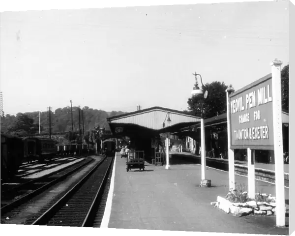 Yeovil Pen Mill Station, Somerset, July 1959
