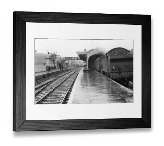 Framed Print : Maiden Newton Station, Dorset, c. 1950s