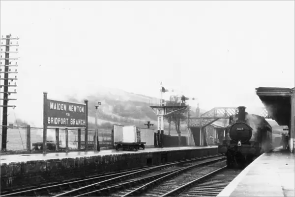 Maiden Newton Station, Dorset, 1956