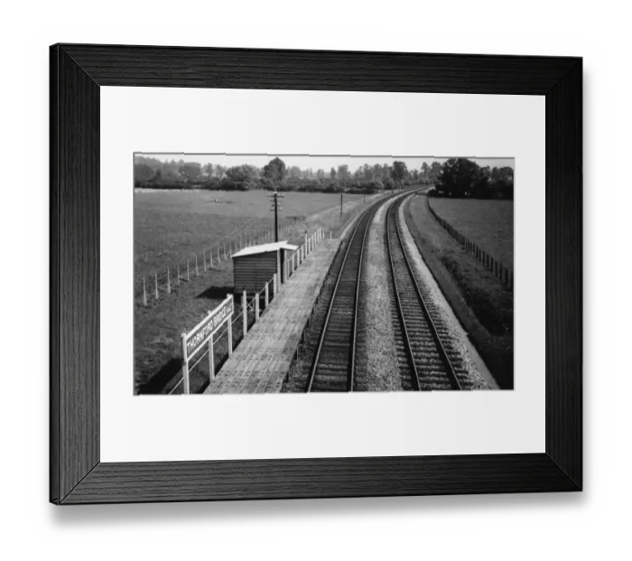 Framed Print : Thornford Bridge Halt, Dorset, c. 1950s