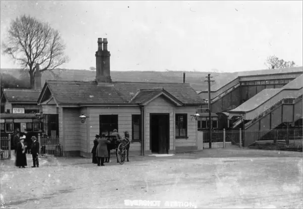 Evershot Station, Dorset, c. 1910