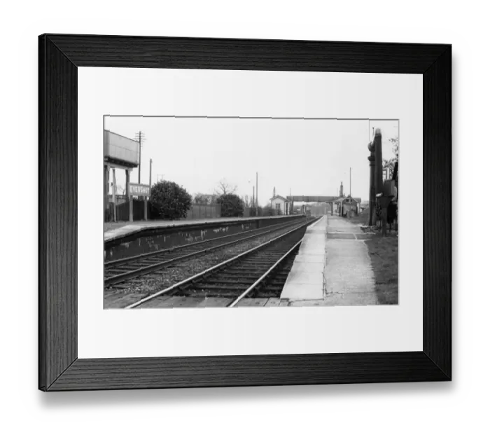 Framed Print : Evershot Station, Dorset, c. 1950s