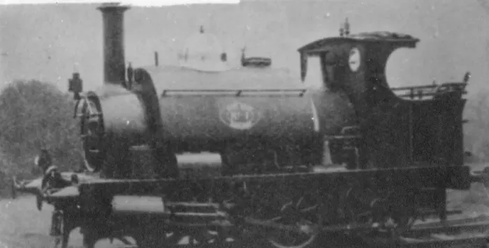 Framed Print : No 1331. 0-6-0 Saddle Tank. Built in 1877 by Fox, Walker