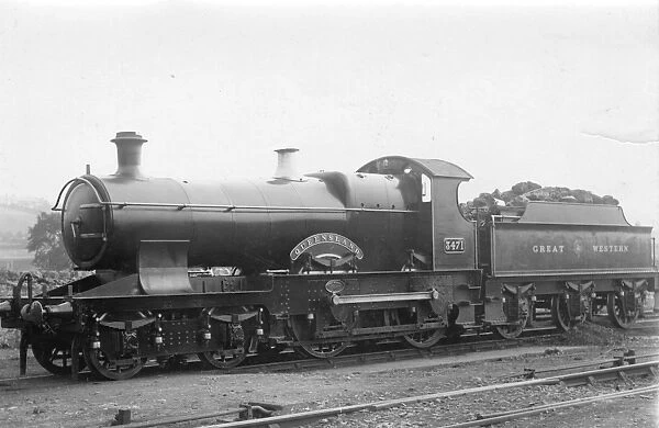 No 3471 Queensland. 4-4-0 Bulldog class locomotive. Built 1904
