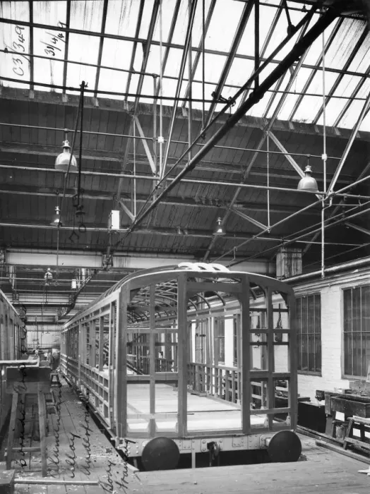 Framed Print : No 4 Shop, Carriage Body Shop, 1949 Framed Print : No 4 Shop, Carriage Body Shop, 1949
