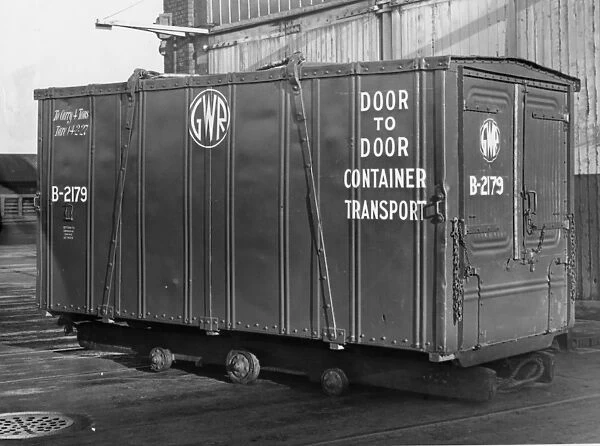 4 ton all steel door-to-door container, 1938