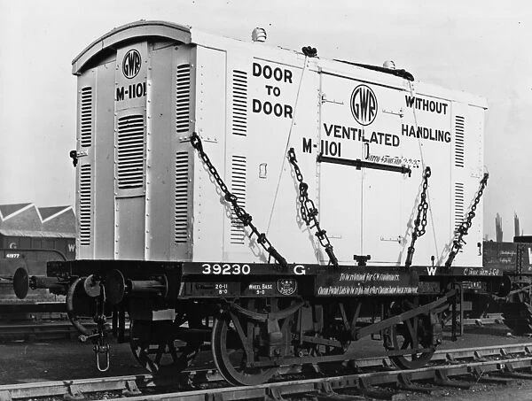 4 ton ventilated container to carry fresh meat, 1935