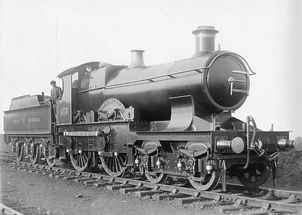 No 4118 Polyanthus. 4-4-0 Flower class locomotive. Built 1908