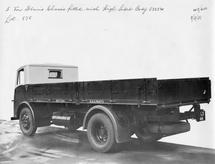 Framed Print : 5 Ton Dennis Lorry, 1951 Framed Print : 5 Ton Dennis Lorry, 1951
