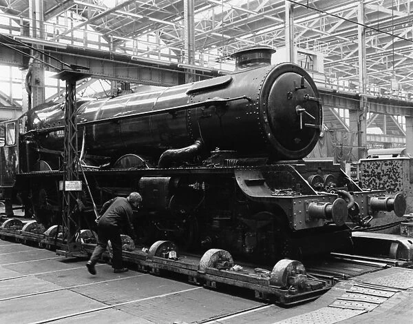 No 6000 King George V in Swindon Works