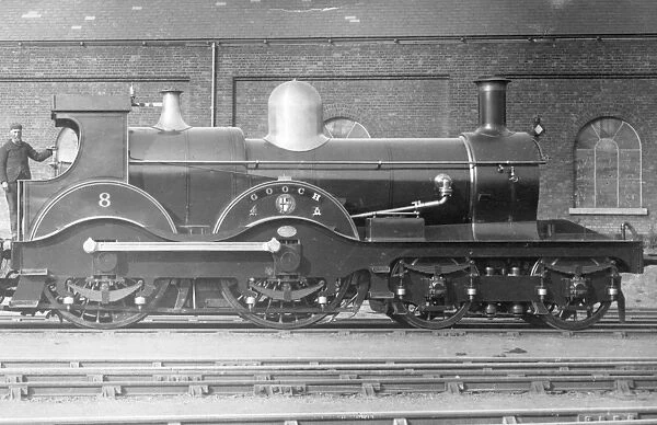 No 8 Gooch. 4-4-0 Armstrong class locomtive. Built 1894 and later renumbered 4172