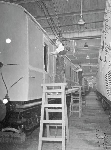 No 8 Shop, Paint Shop, 1953