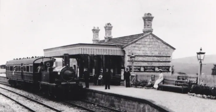 Framed Print : Abbotsbury Station, Dorset, c. 1900