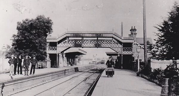 Albrighton Station, Shropshire, c.1900