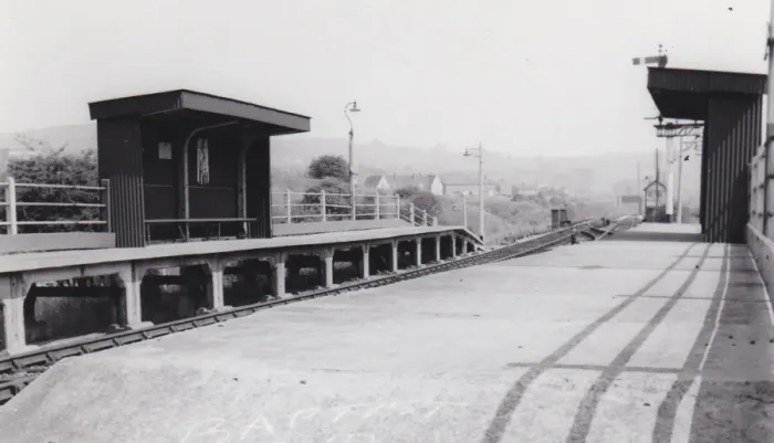 Framed Print : Baptist End Halt, Staffordshire, c. 1950s Framed Print : Baptist End Halt, Staffordshire, c. 1950s