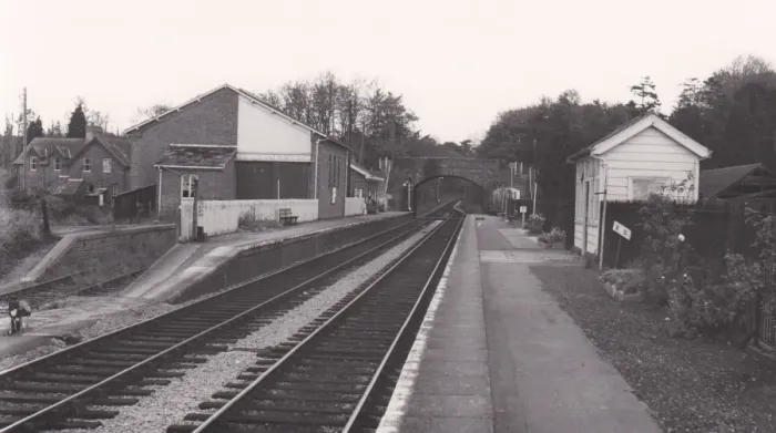 Framed Print : Bishops Lydeard Station, Somerset, c. 1960s Framed Print : Bishops Lydeard Station, Somerset, c. 1960s