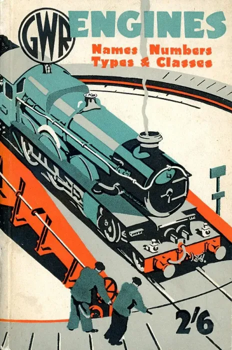 Framed Print : Book Cover for GWR Engines, Names, Numbers, Types & Classes Framed Print : Book Cover for GWR Engines, Names, Numbers, Types & Classes