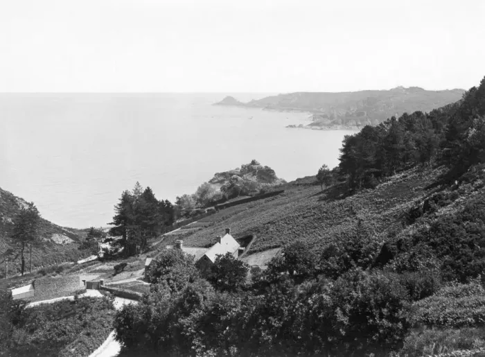 Framed Print : Bouley Bay, Jersey, June 1925 Framed Print : Bouley Bay, Jersey, June 1925
