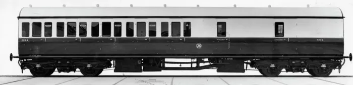 Framed Print : Brake third carriage No. 4006