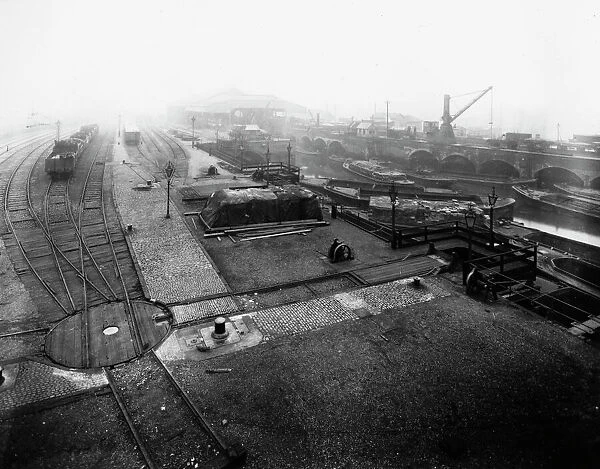 Brentford Docks, early 1900s