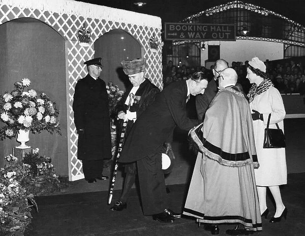 Bristol Temple Meads, Queens Visit, 5th December 1958