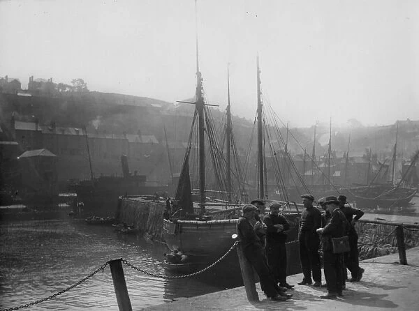 Brixham Harbour, Devon, c1930s